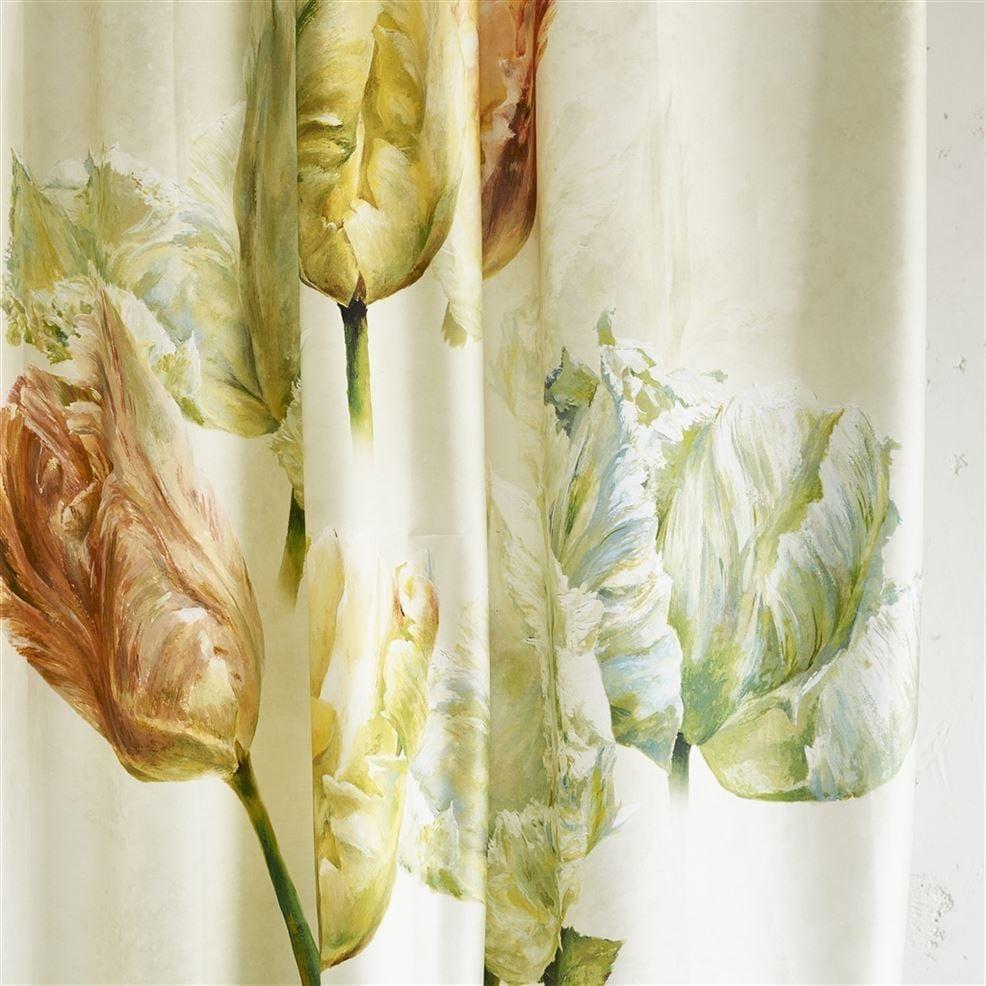 Designers Guild Spring Tulip Buttermilk Shower Curtain