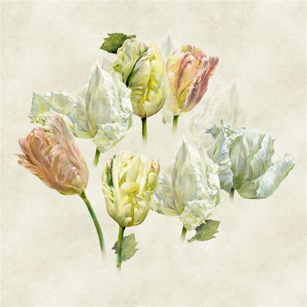 designers guild Spring Tulip Buttermilk Shower Curtain