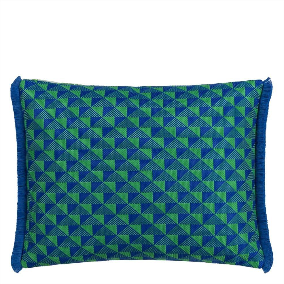 Designers Guild Tarakan Emerald Outdoor Decorative Pillow