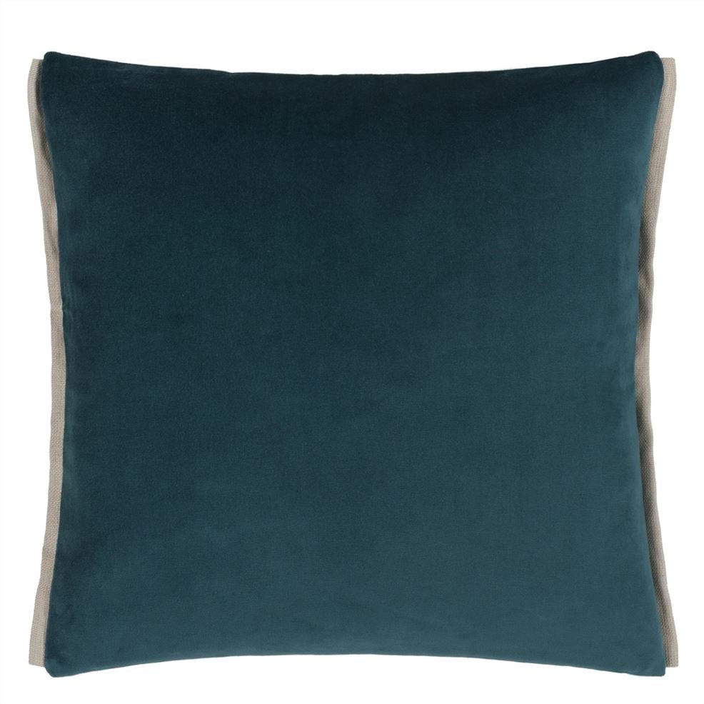 Designers Guild Varese Cadet & Pale Jade Velvet Decorative Pillow