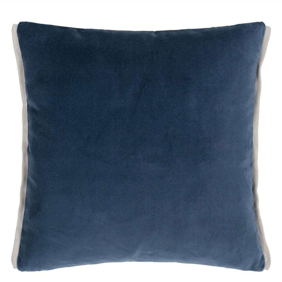 Designers Guild Varese Cadet & Pale Jade Velvet Decorative Pillow