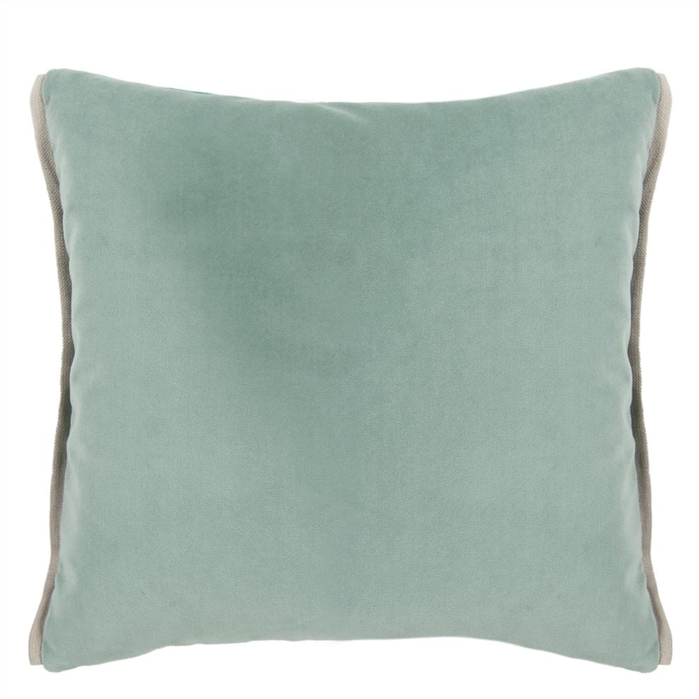 Designers Guild Varese Ocean & Duck Egg Velvet Decorative Pillow