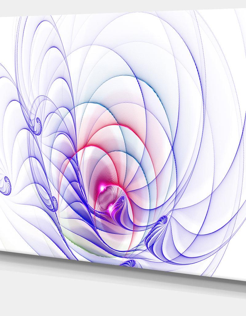 Designq 3D Blue Surreal Illustration - Abstract Wall Art Canvas