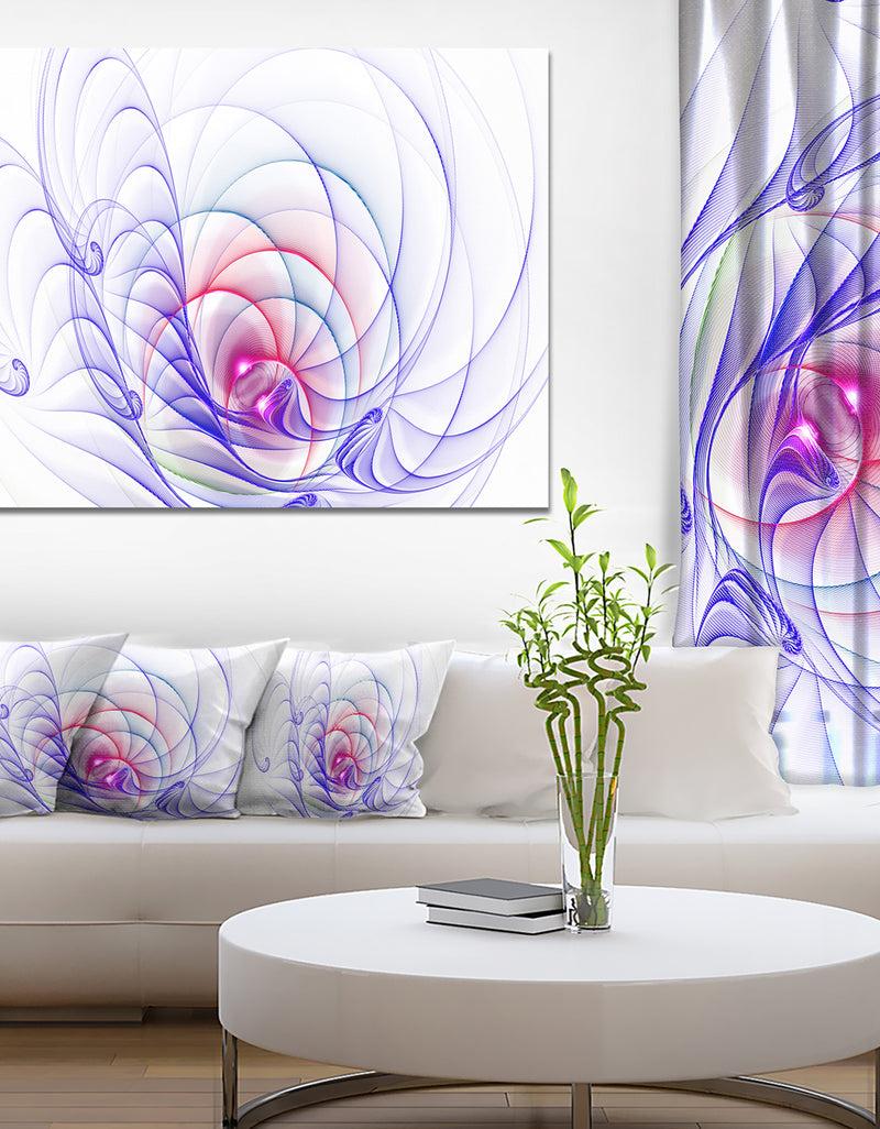 designq 3D Blue Surreal Illustration - Abstract Wall Art Canvas