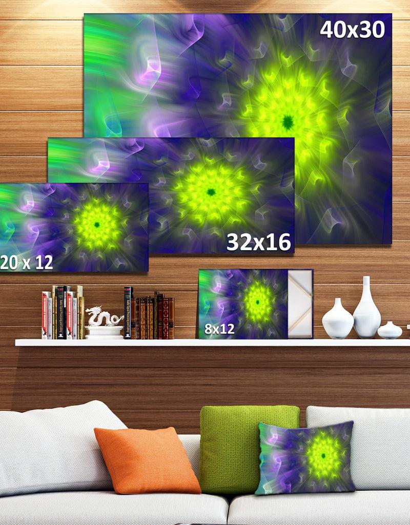 Designq Amazing Dance Of Exotic Petals - Extra Large Floral Canvas Art Print