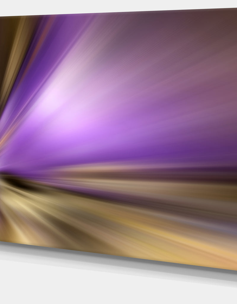 Designq Bright Purple Shade Upward - Abstract Digital Canvas Print