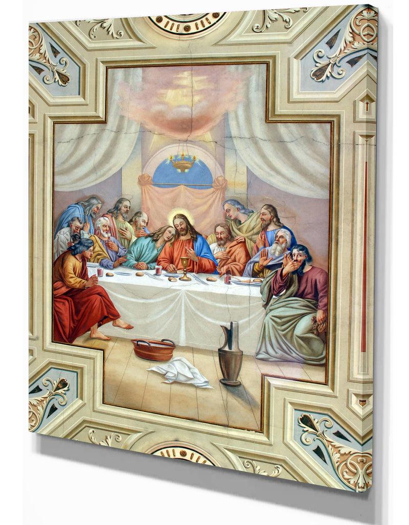 Designq Last Supper - People Art On Wrapped Canvas