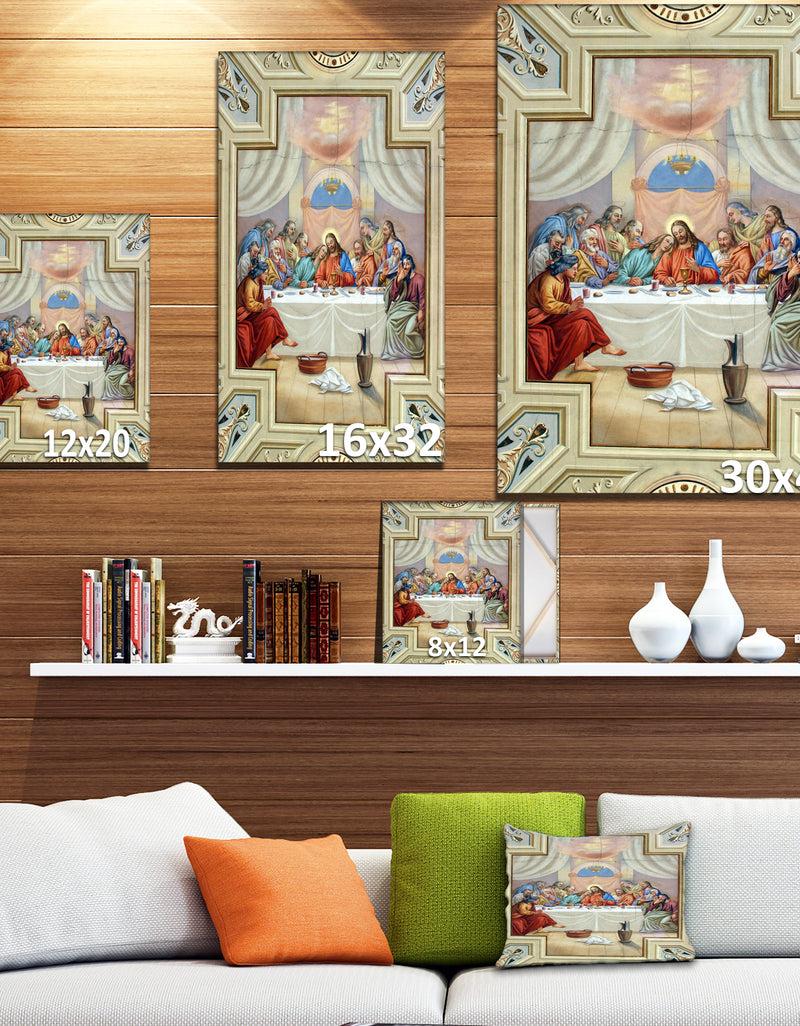 Designq Last Supper - People Art On Wrapped Canvas