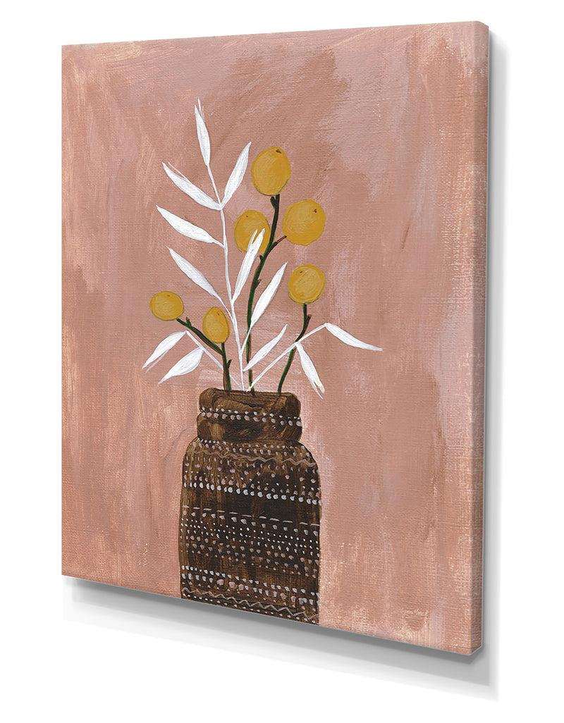 Designq Seed And Bottle - Cottage Canvas Wall Art