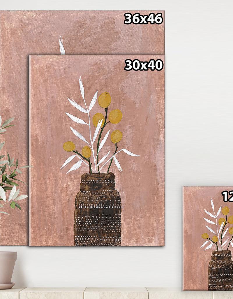 Designq Seed And Bottle - Cottage Canvas Wall Art