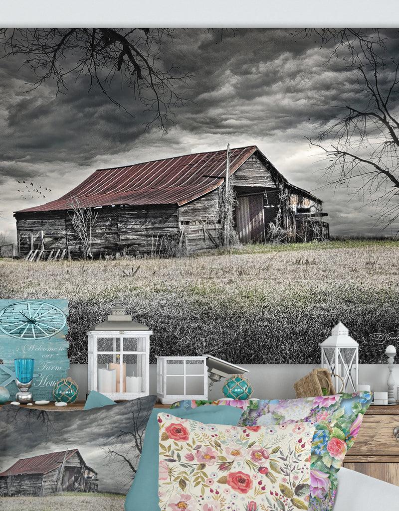 designq Storm Barn - Farmhouse Canvas Artwork