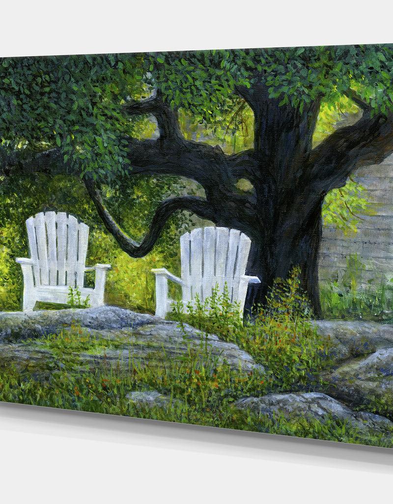 Designq Summer Shade - Farmhouse Canvas Artwork