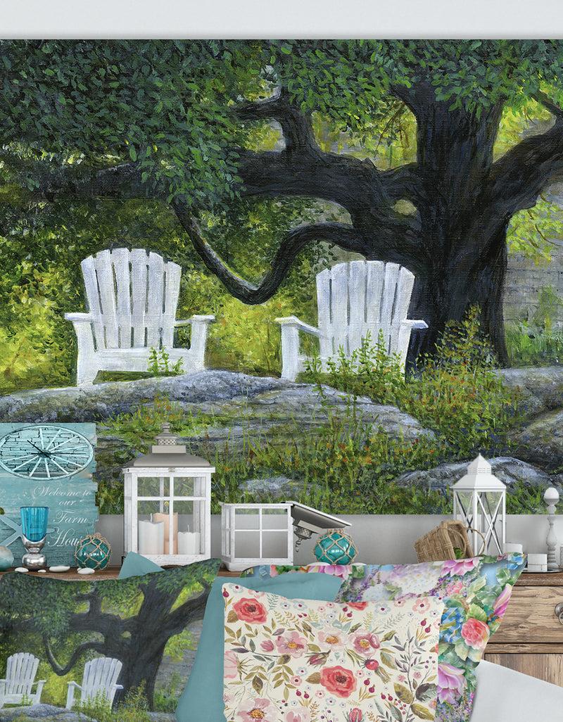 designq Summer Shade - Farmhouse Canvas Artwork