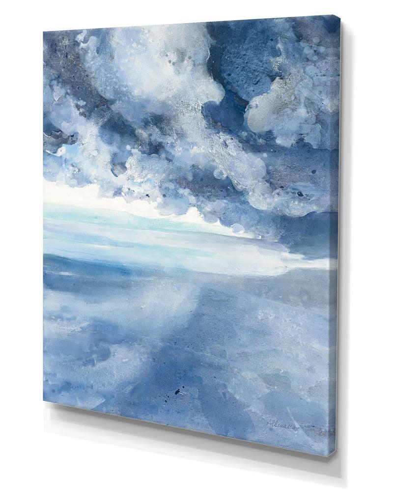 Designq The Sea - Cottage Canvas Wall Art