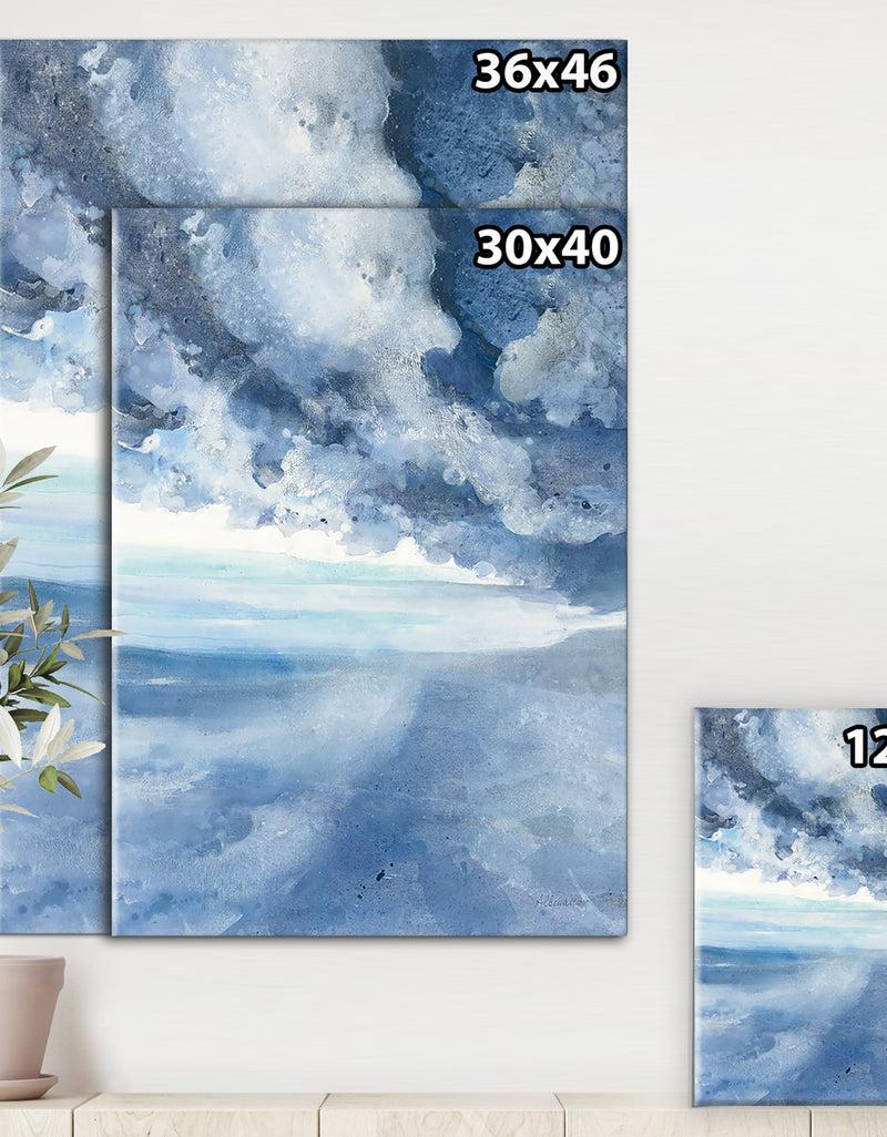 Designq The Sea - Cottage Canvas Wall Art