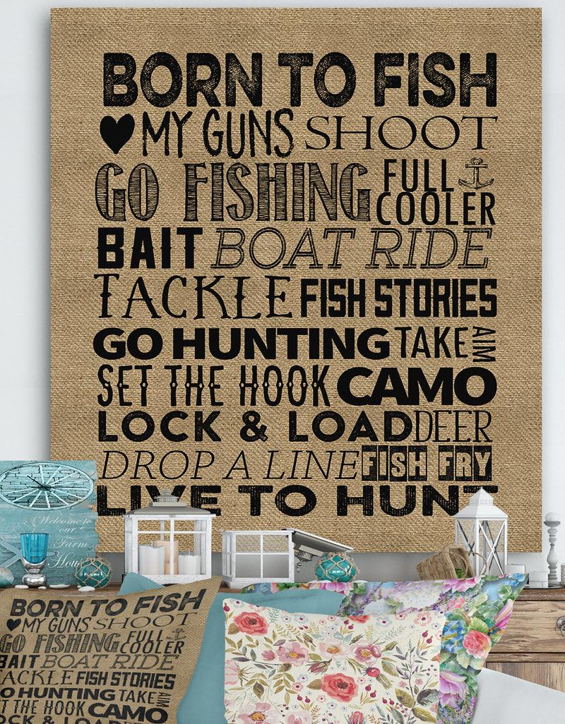 designq This Is My Life - Cottage Canvas Artwork