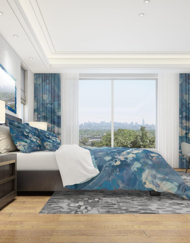 Designq Water III - Geometric Duvet Cover Set