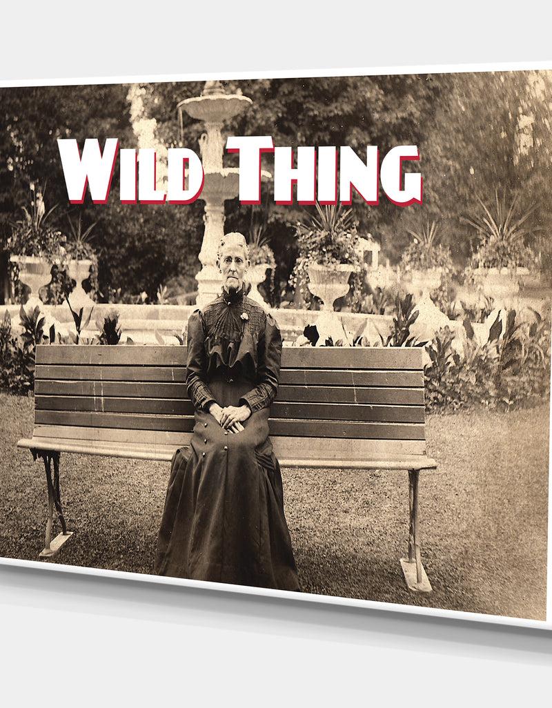 Designq Wild Thing II - Cottage Canvas Wall Art
