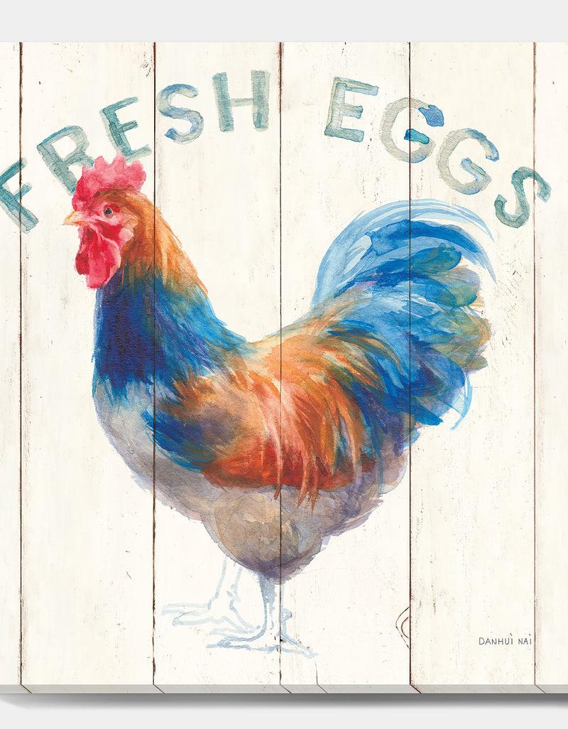 Designq Wood Farm Roaster II - Farmhouse Canvas Art