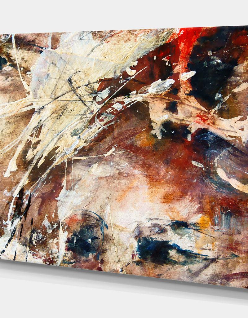 Designq Eye Abstract Art - Contemporary Painting Print On Wrapped Canvas