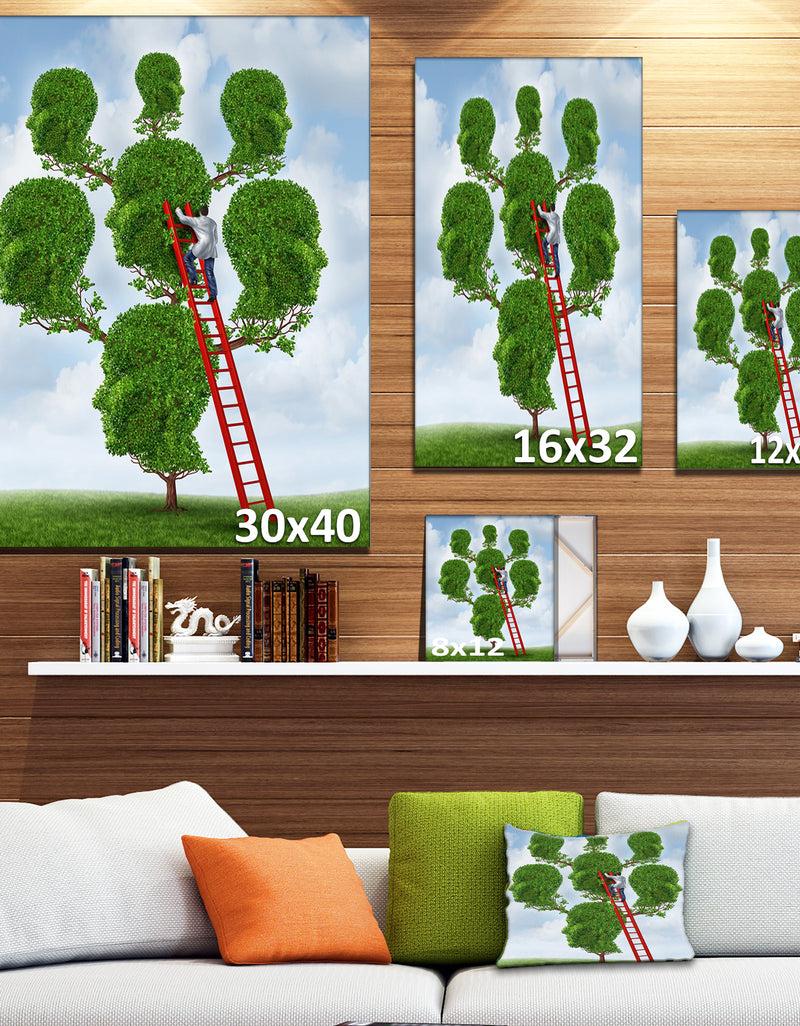 Designq Family Therapy - Abstract Digital Canvas Print