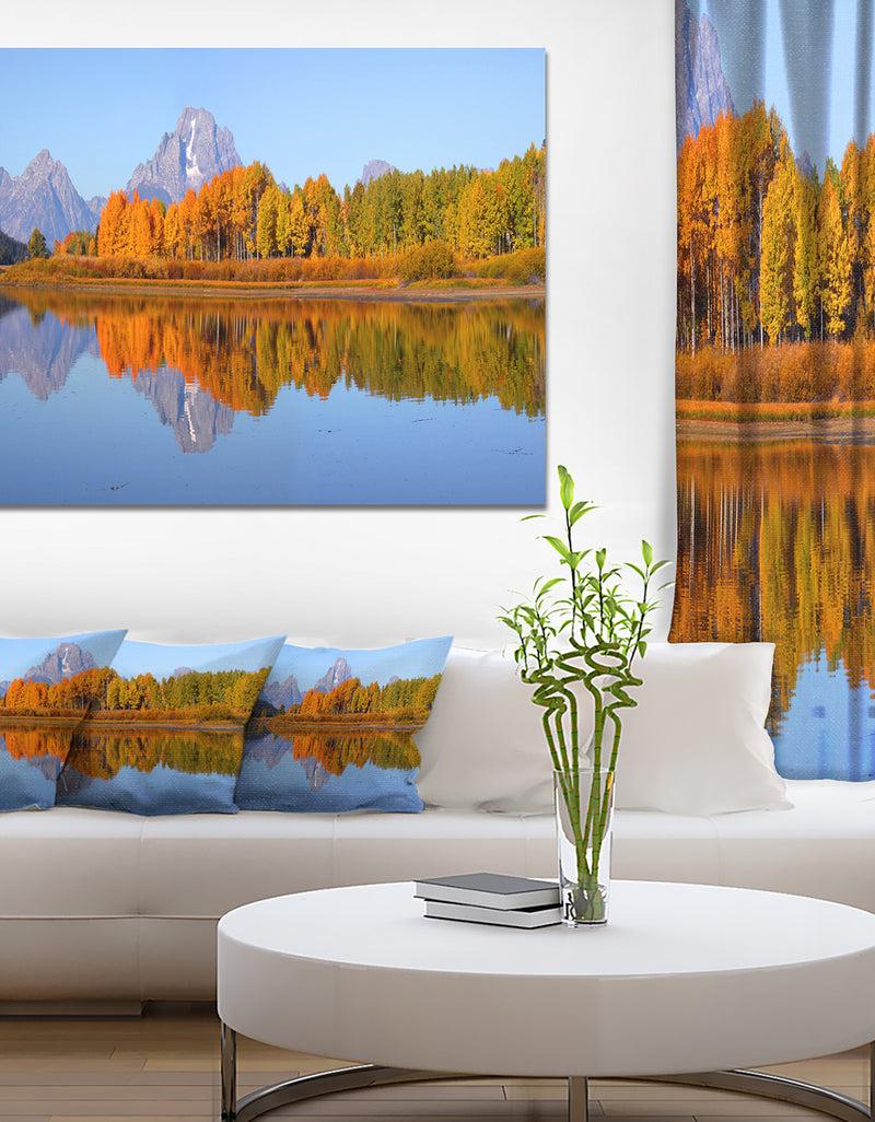 designq Grand Tetons Panorama - Landscape Wall Artwork