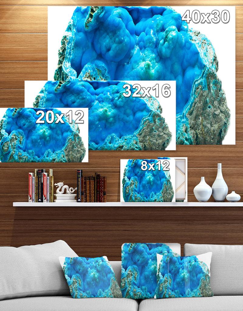Designq Hemimorphite - Stone Photographic On Wrapped Canvas
