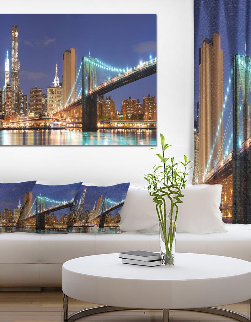 designq Manhattan Skyline Panorama - Cityscape Photo Canvas Print
