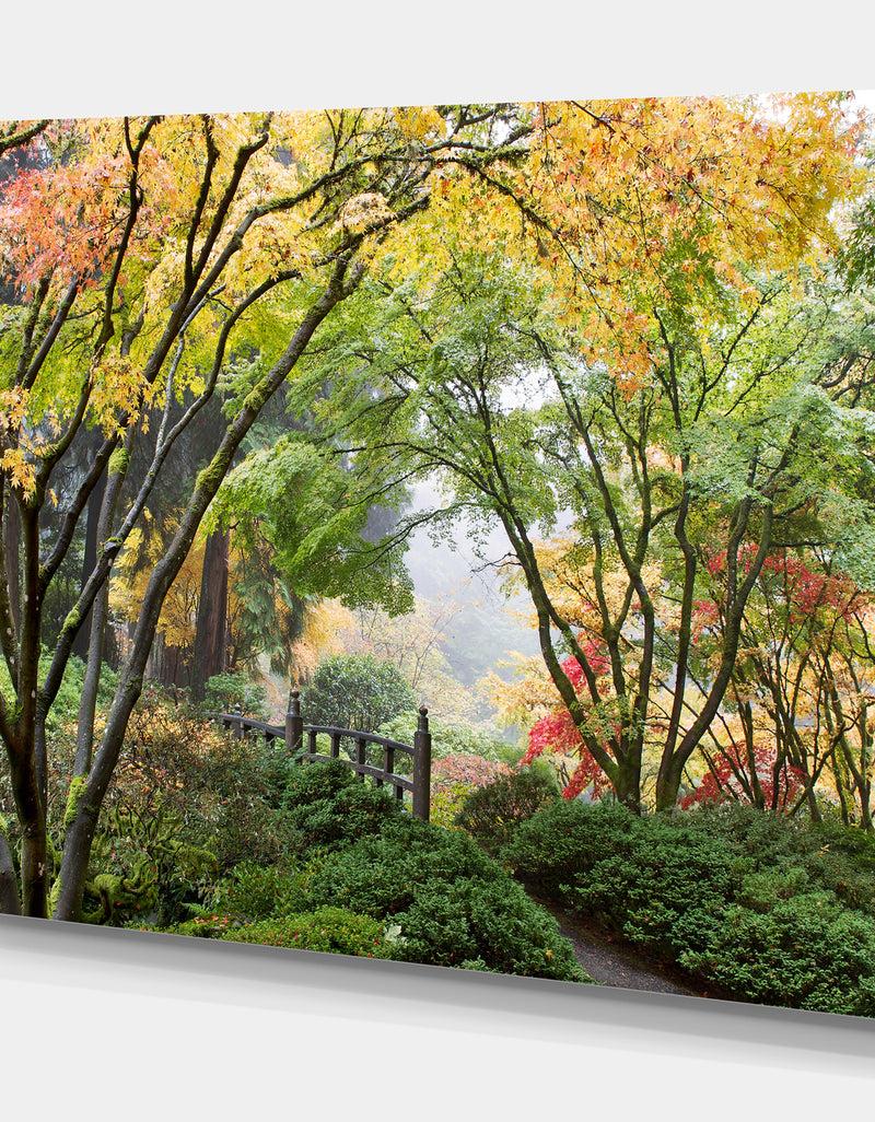 Designq Maple Tree Canopy By Bridge Photography Canvas Print