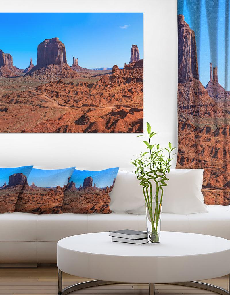 designq Monument Valley National Park - Landscape Artwork Canvas