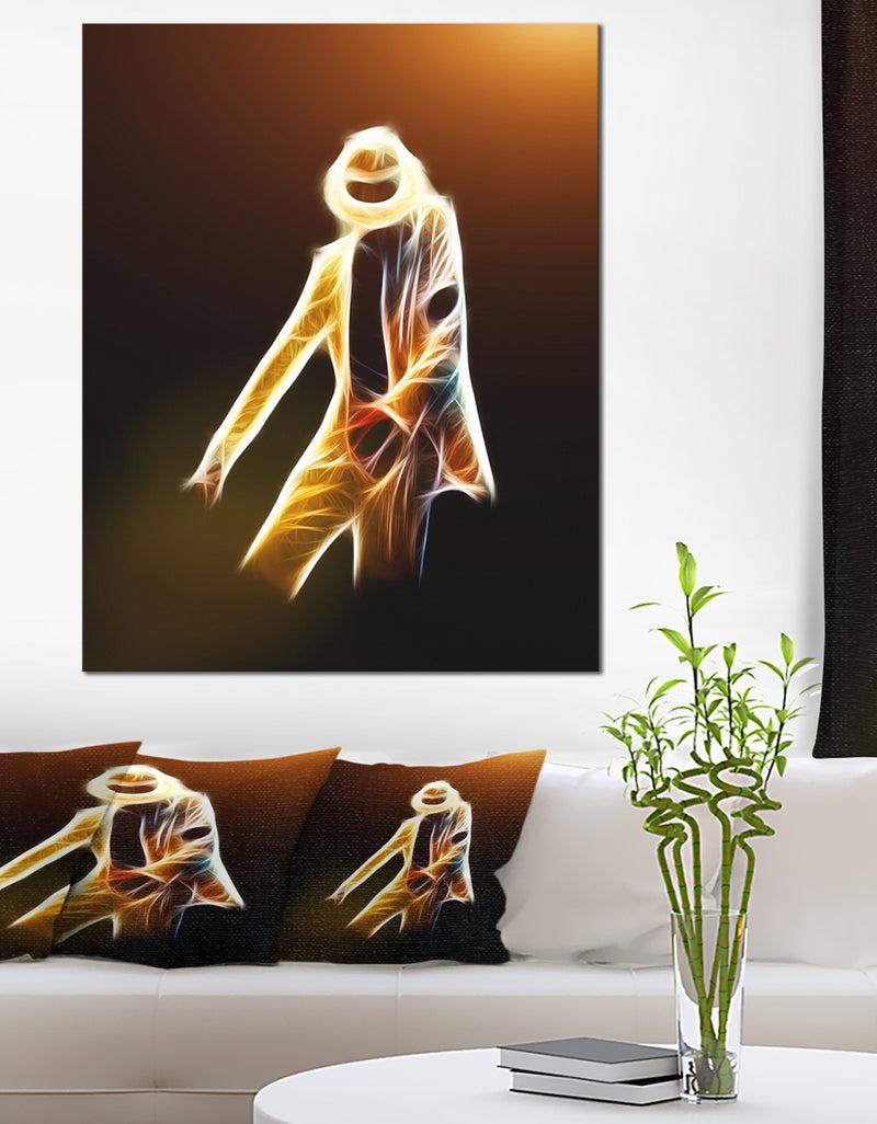 designq Moonwalker in Dance Style - Modern Portrait Canvas Art