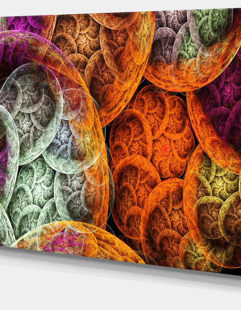 Designq Multi-Color Dramatic Clouds - Extra Large Canvas Art Print