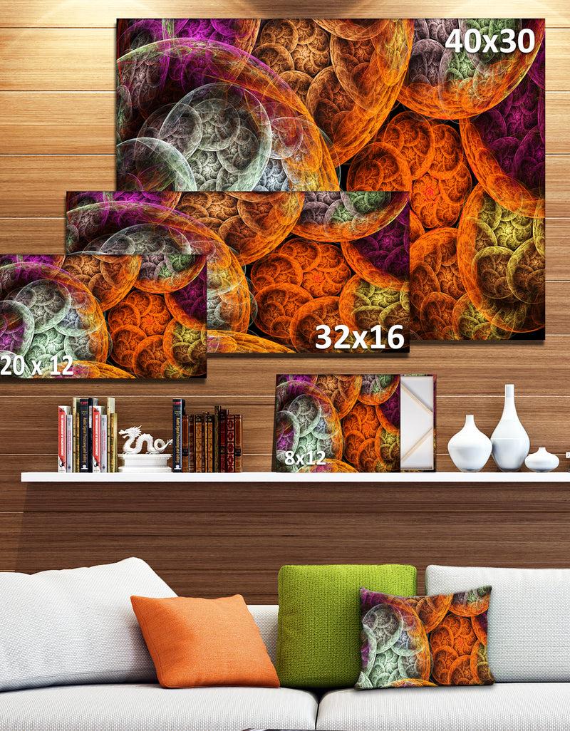 Designq Multi-Color Dramatic Clouds - Extra Large Canvas Art Print