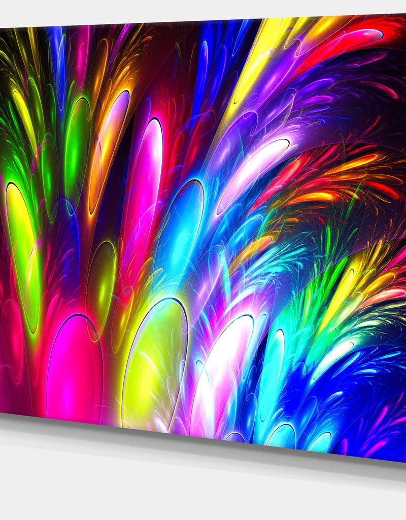 Designq Mysterious Psychedelic Design'Extra Large Abstract Canvas Art Print