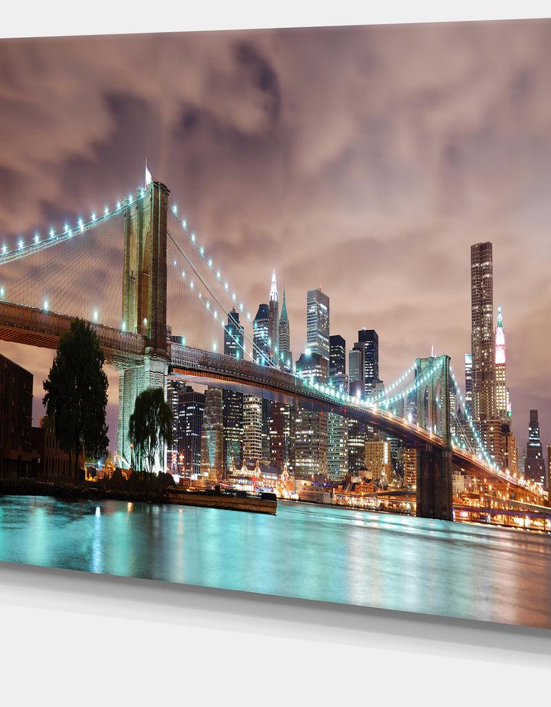 Designq New York City Panorama - Cityscape Photography Canvas Print