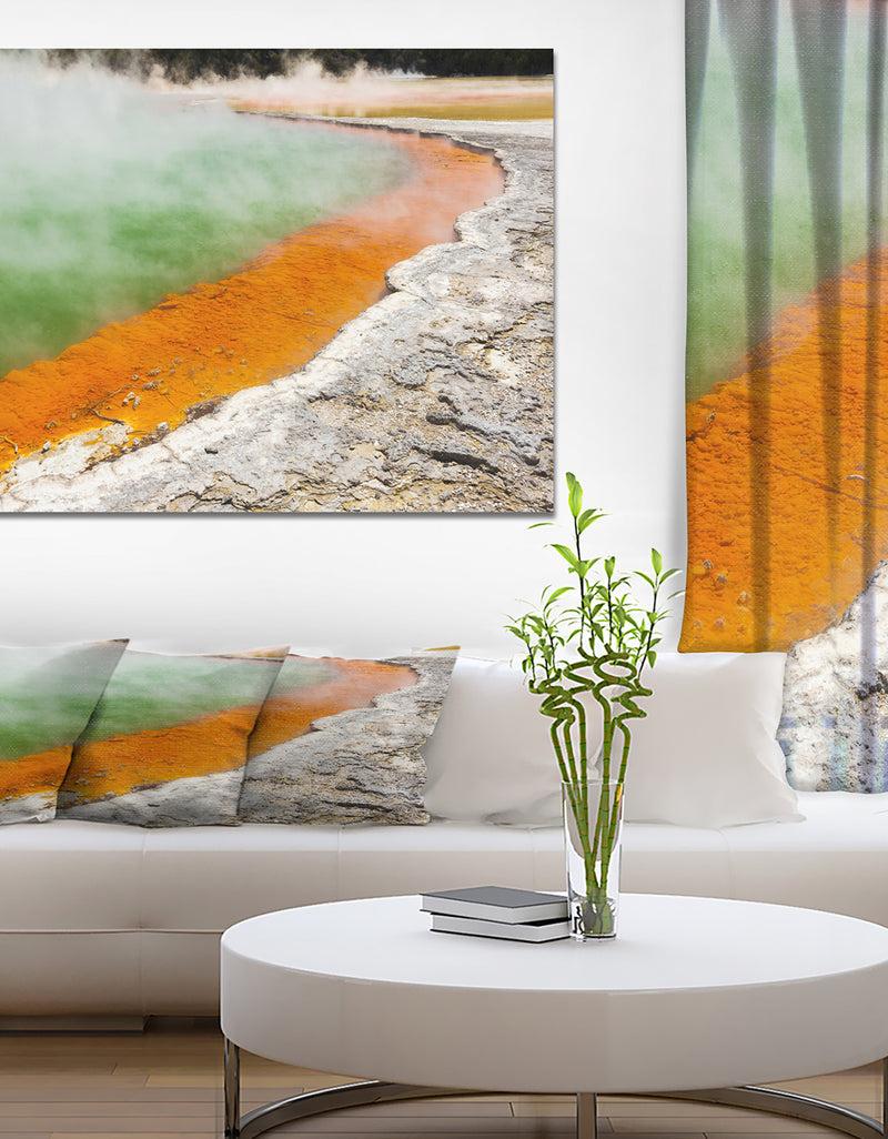 designq New Zealand Champagne Pool - Landscapes Sea & Shore Photographic on wrapped Canvas