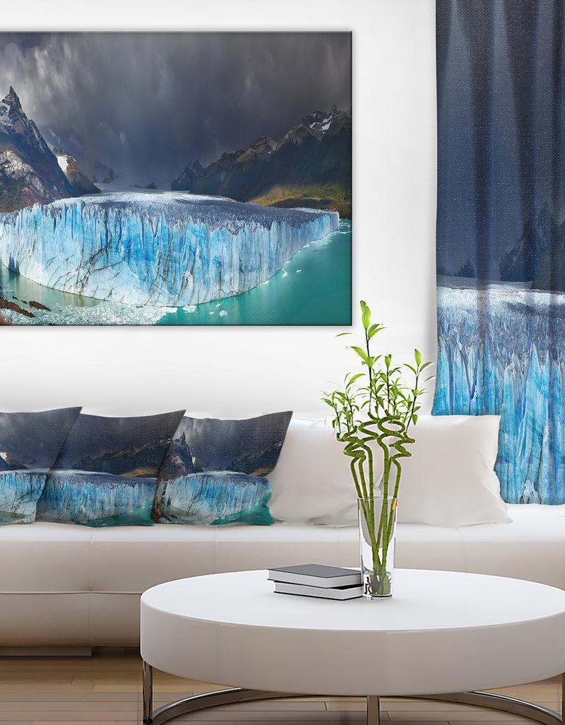 designq Perito Moreno Glacier Photography Canvas Art Print