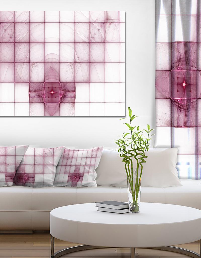 designq Purple Bat on Rader Screen - Abstract Wall Art on Canvas