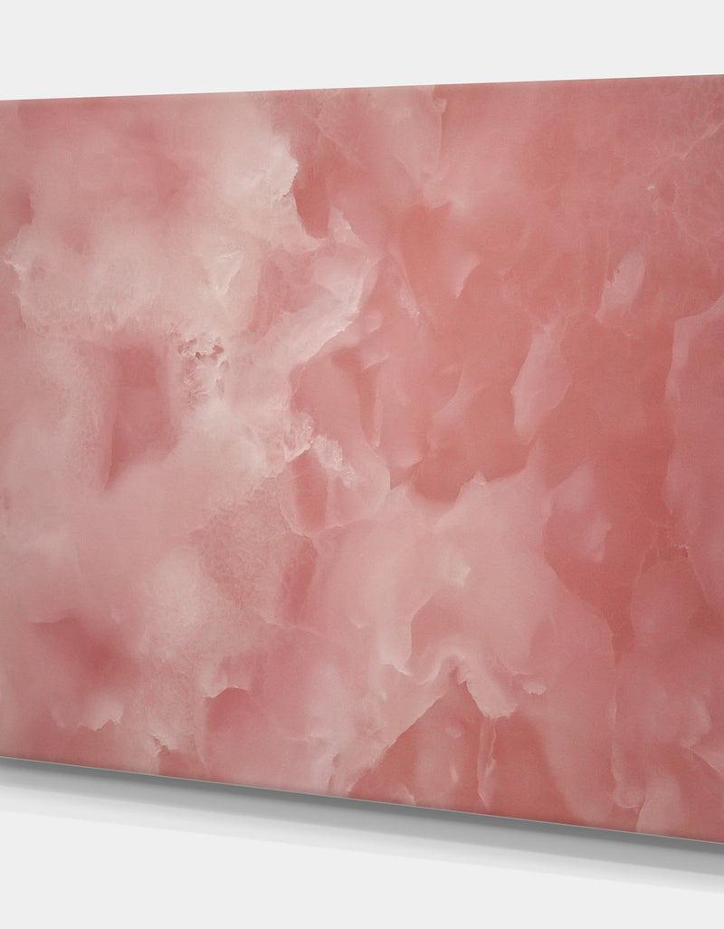 Designq Red Rock - Stone Photographic On Wrapped Canvas