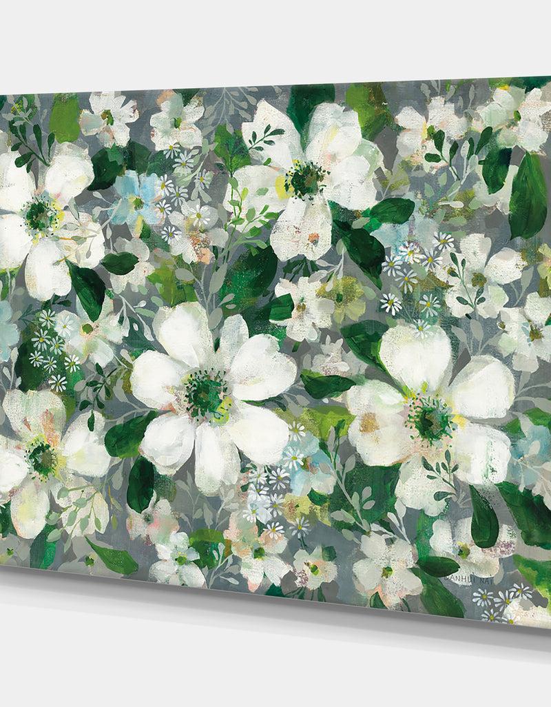 Designq RW Anemones And Friends - Cottage Canvas Wall Art