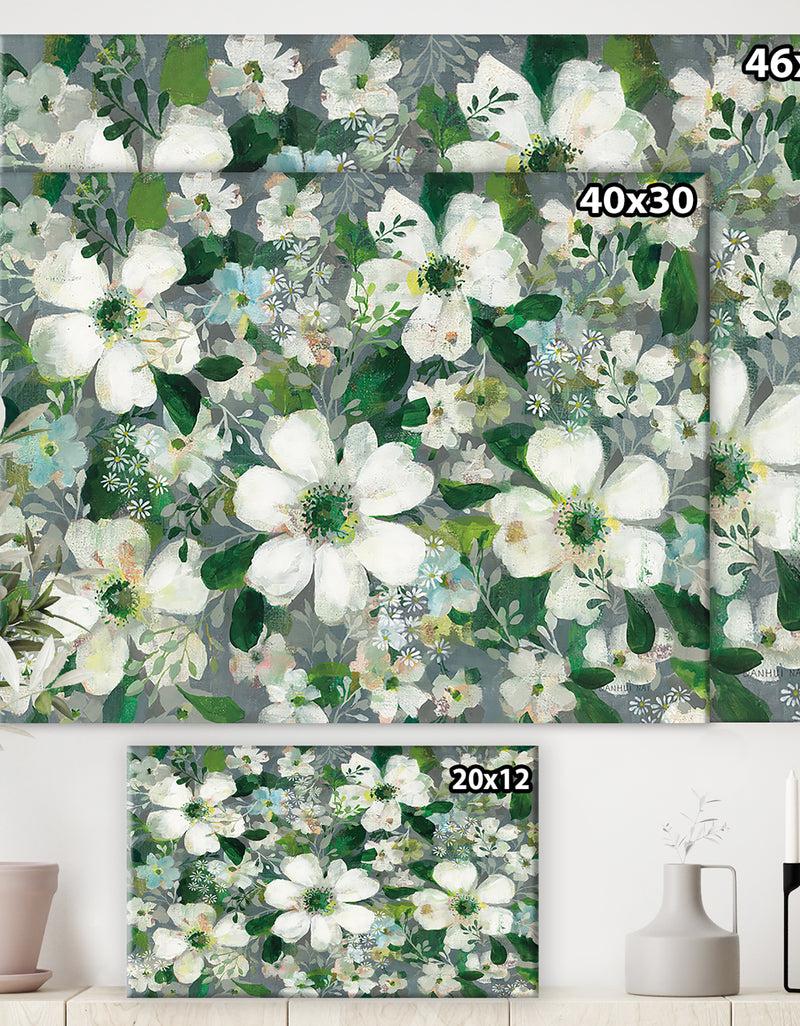 Designq RW Anemones And Friends - Cottage Canvas Wall Art
