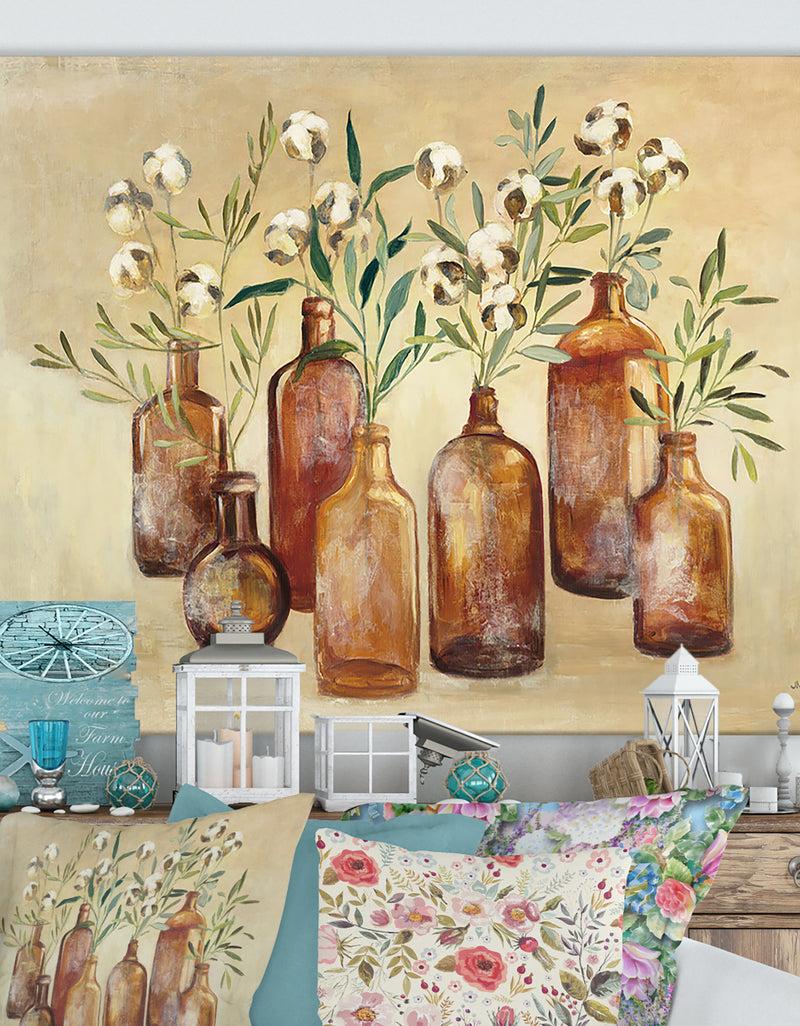 designq RW Cotton Still Life I - Cottage Canvas Wall Art