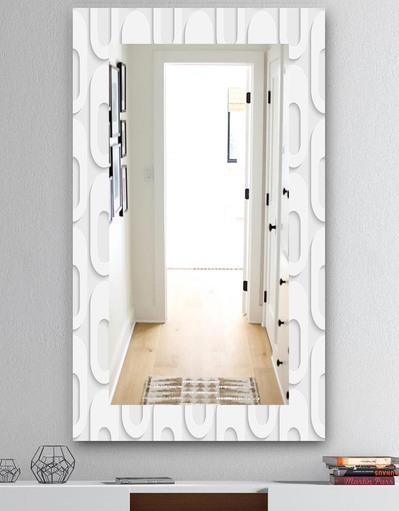 designq Scandinavian 3 - Mid-Century Mirror - Frameless Vanity Mirror