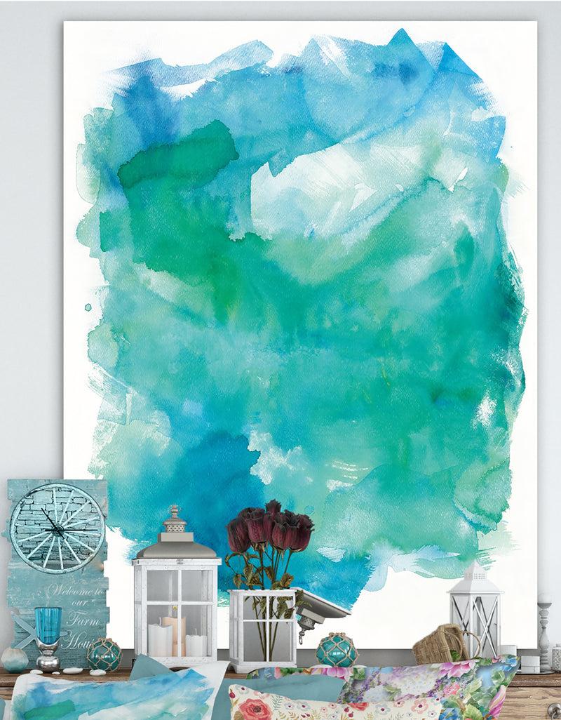designq Sea Glass - Traditional Gallery-wrapped Canvas