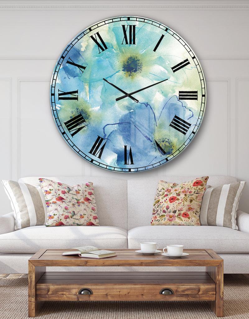 designq Seashell Cosmos II - Cabin & Lodge Large Wall CLock
