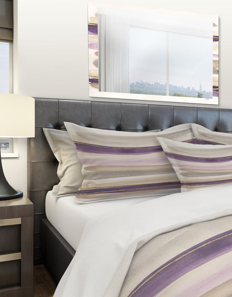 Designq Shape Of Glam Purple - Geometric Duvet Cover Set