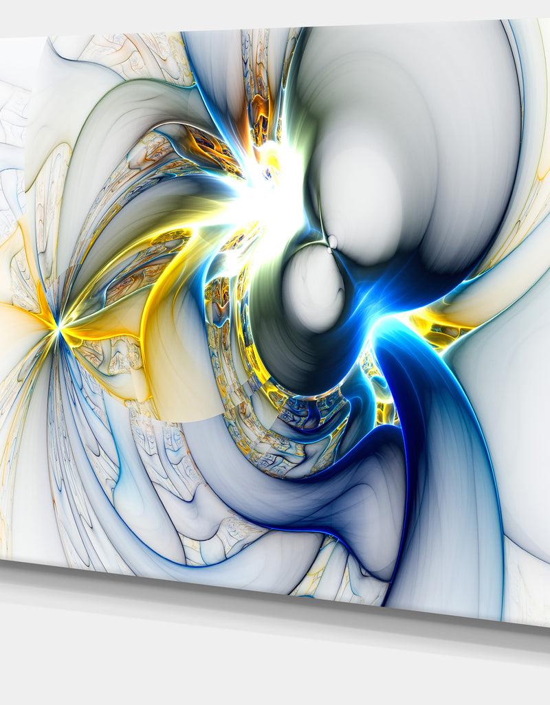 Designq Shining Multi-Colored Plasma - Abstract Wall Art Canvas
