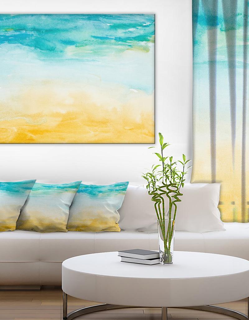 designq Soil and Sky Strokes - Landscape Canvas Art Print