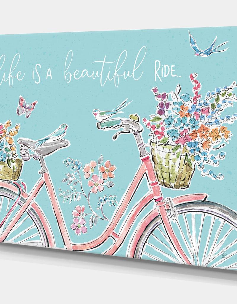 Designq Sparrow Spring III Crop - Traditional Canvas Artwork