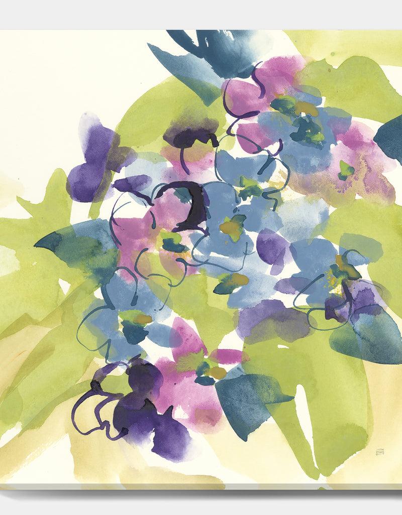 Designq Spring Bouquet I - Traditional Premium Canvas Wall Art